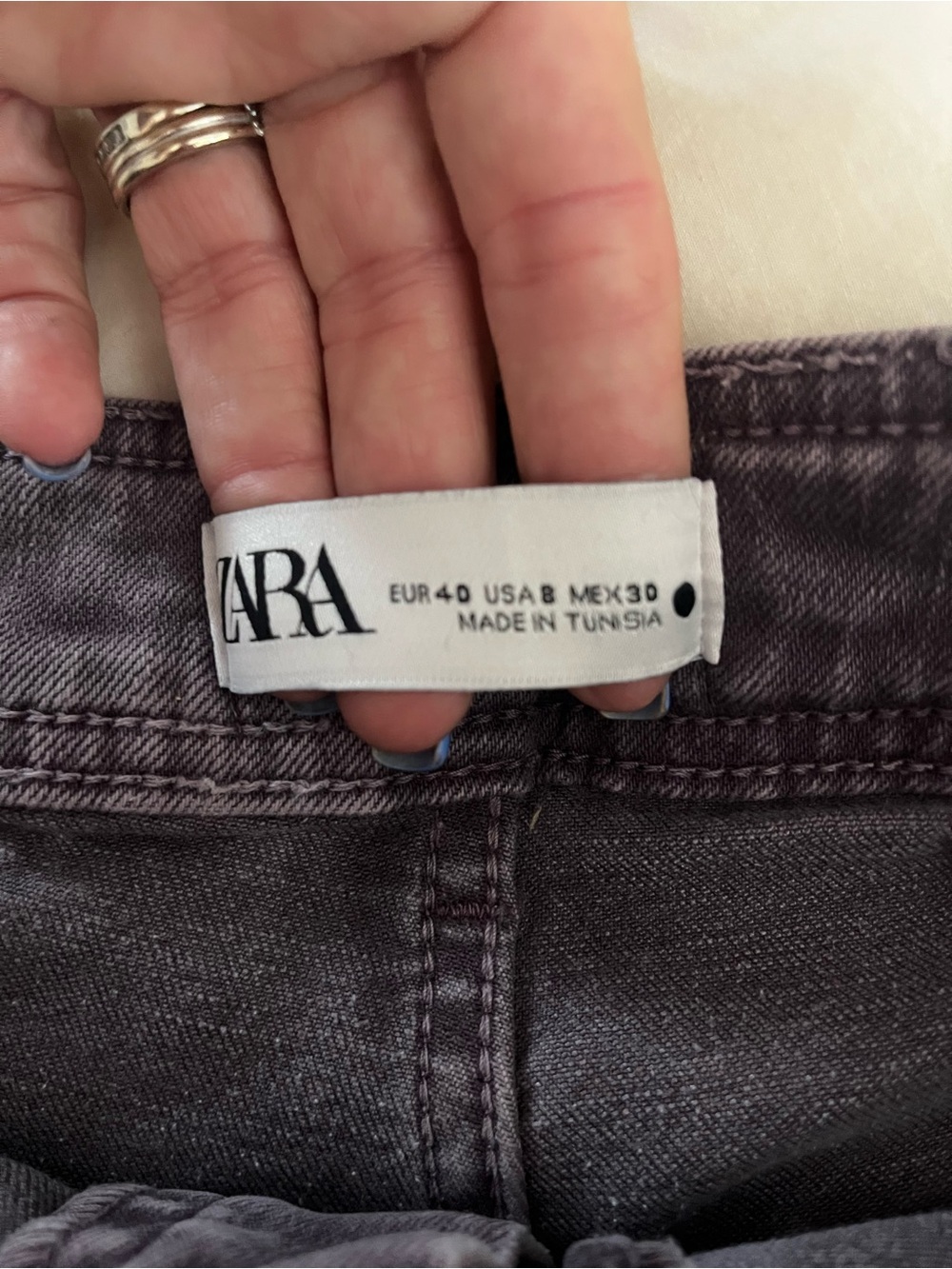 Zara marine jeans